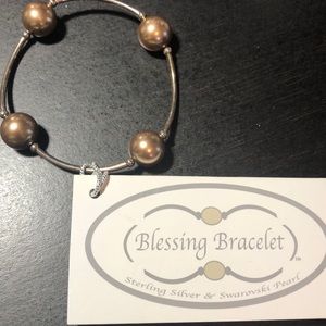 Gold Pearl Blessing Bracelet
